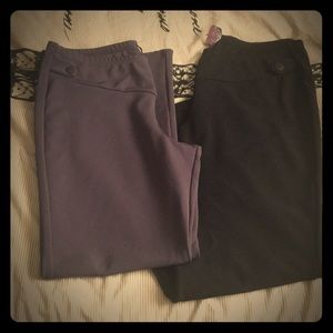 XL Comfort Work Pants in Black & Grey (3/$15)